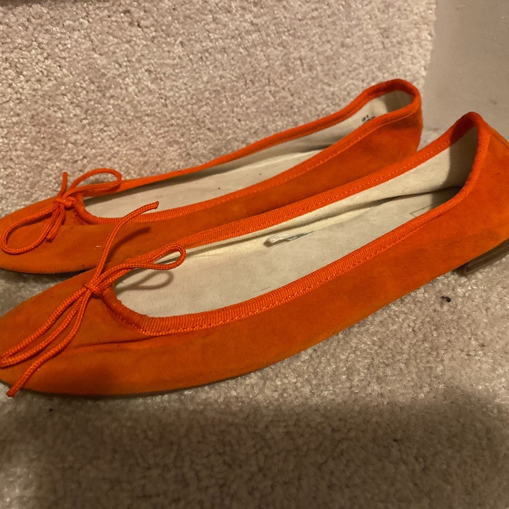 Suede Ballet flats